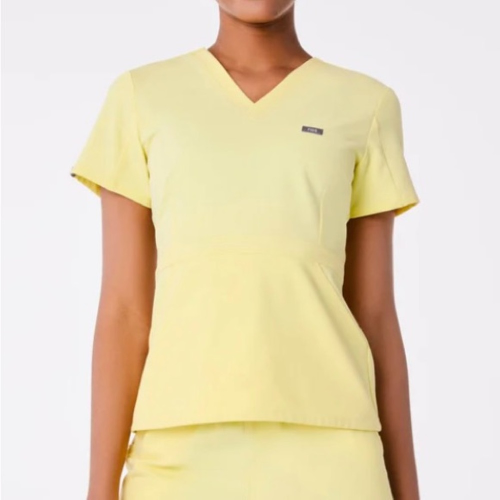 FIGS women's Sunlight Adra V-Neck - Scrub Top